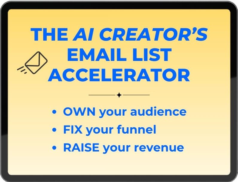 AI Creator's Email List Accelerator EEC image